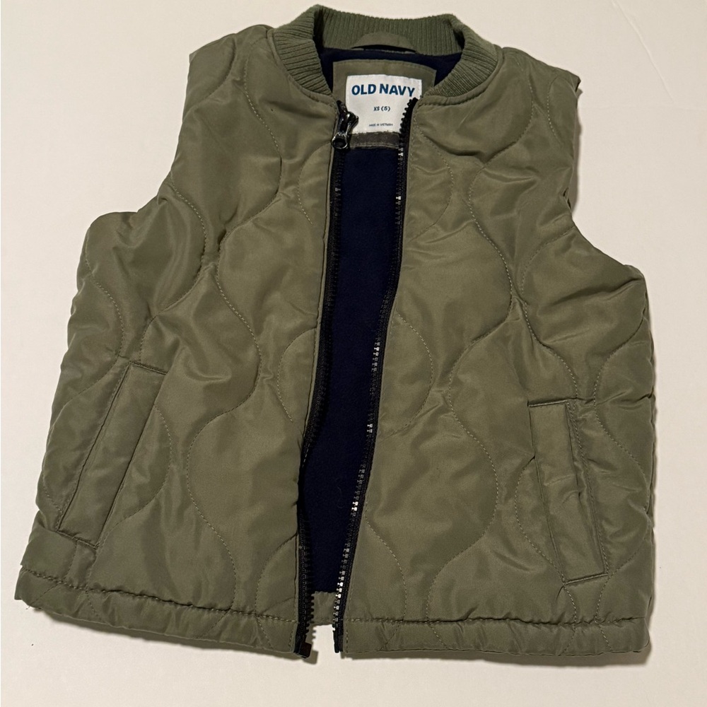 Old Navy Khaki Quilted Jacket‎
